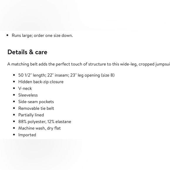 Vince Camuto Jumpsuit - Picture 9 of 9